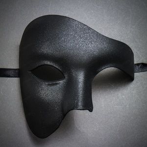 Phantom Venetian Masquerade Half Face Party Mask